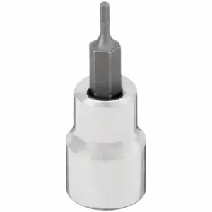 WESTWARD 54TL65 Socket Bit, 3/8 Inch Drive Size, Hex Tip, 1/16 Inch Tip Size, 1 3/4 Inch Length, Sae | CV2AFD