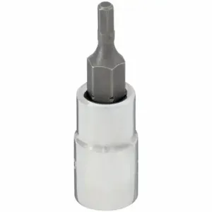 WESTWARD 54TL83 Socket Bit, 1/4 Inch Drive Size, Hex Tip, 7/64 Inch Tip Size, 1 1/2 Inch Length, Sae | CV2ADV