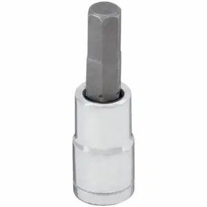 WESTWARD 54TM11 Socket Bit, 1/4 Inch Drive Size, Hex Tip, 5.5 mm Tip Size, 1 1/2 Inch Length, Metric | CV2ADL