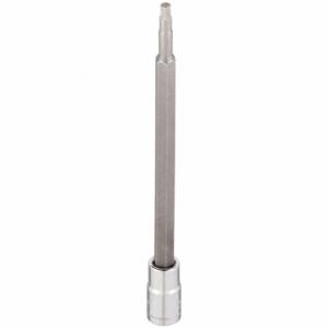 WESTWARD 54TM18 Socket Bit, 1/4 Inch Drive Size, Hex Tip, 3 mm Tip Size, 4 3/4 Inch Length, Metric | CV2ACY