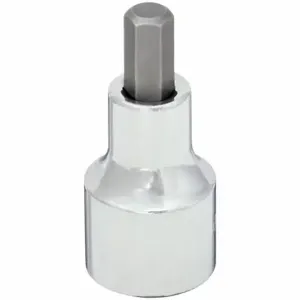 WESTWARD 54TM77 Socket Bit, 1/2 Inch Drive Size, Hex Tip, 5/16 Inch Tip Size, 2 1/4 Inch Length, Sae | CV2ABL