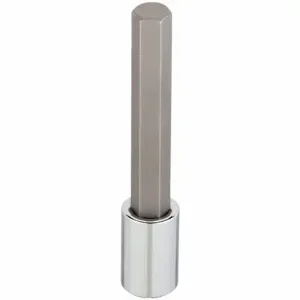 WESTWARD 54TN04 Socket Bit, 1/2 Inch Drive Size, Hex Tip, 12 mm Tip Size, 5 1/4 Inch Length, Metric | CV2ABD