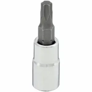 WESTWARD 54TN12 Socket Bit, 1/4 Inch Drive Size, Torx Tip, T27 Tip Size, 1 1/2 Inch Length, Torx | CV2AEY