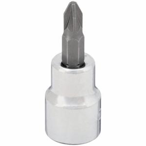 WESTWARD 54TN71 Socket Bit, 3/8 Inch Drive Size, Pozidriv Tip, #3 Tip Size, 1 13/16 Inch Length, Sae | CV2AHL