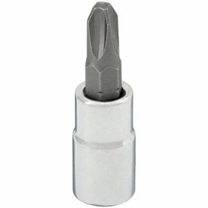 WESTWARD 54TN83 Socket Bit, 1/4 Inch Drive Size, Phillips Tip, #3 Tip Size, 1 1/2 Inch Length, Sae | CV2AED