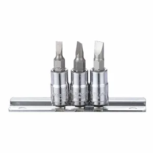 WESTWARD 54TN90 Socket Bit Set, 1/4 Inch Drive Size, 8 Pieces, 4 To 6mm Tip Sizes, Metric | CJ3LUE