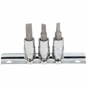 WESTWARD 54TN95 Socket Bit Set, 1/4 Inch Drive Size, 8 Pieces, 1/4 To 5/32 Inch Tip Size | CJ3LUJ