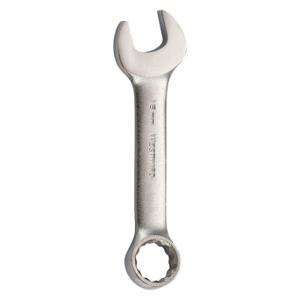 WESTWARD 54UD11 Combination Wrench, Alloy Steel, Satin, 16 mm Head Size, 4 3/4 Inch Overall Length, Offset | CU9XJH