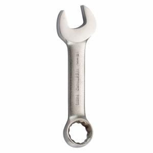 WESTWARD 54UD12 Combination Wrench, Alloy Steel, Satin, 18 mm Head Size, 5 Inch Overall Length, Offset | CU9XJJ
