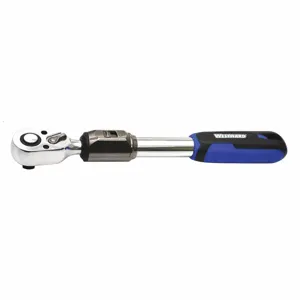 WESTWARD 55KE96 Alloy Steel Hand Ratchet, With 3/8 Inch Drive Size and Chrome Finish | CF2TQV