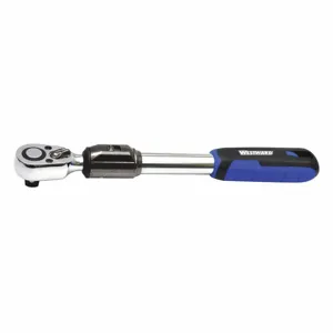 WESTWARD 55KE97 Hand Ratchet, 17-5/16 Inch Size, Alloy Steel, 1/2 Inch Drive Size, Chrome Finish | CF2BCX