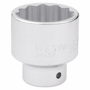 WESTWARD 5MX57 Socket 3/4 Inch Drive 46mm 12 Point Standard | AE4VDA