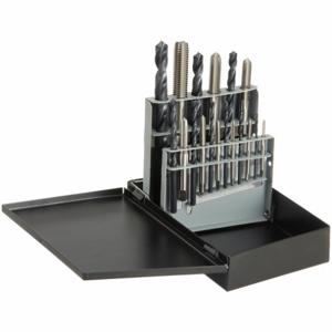 WESTWARD 5PXJ4 Hand Tap/drill Bit Set 18 Pcs | AE6CYH