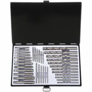 WESTWARD 5PXJ5 Hand Tap/drill Bit Set 36 Pcs | AE6CYJ