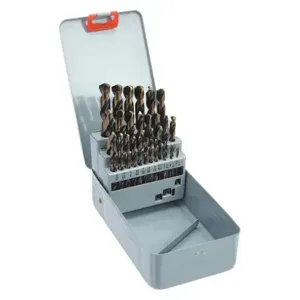 WESTWARD 5UDP2 Jobber Drill Set 3/8 Shank 29 Piece Hss | AE6NND