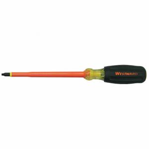 WESTWARD 5UFX3 Insulated Square Screwdriver #3 x 6 In | AE6PCT