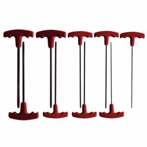 WESTWARD 5YUU0 Ball End Hex Key Set 5/64-1/4 Inch T-handle | AE7KLL