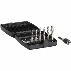 WESTWARD 6EXL2 Drill/tap/countersink Bit Set Metric 6pc | AE8PMC