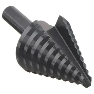 WESTWARD 6EXN5 Step Drill Bit 10 Hole 1/4 To 1-3/8 In | AE8PMR