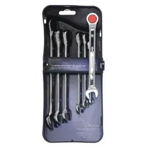 WESTWARD 6XZ89 Ratcheting Wrench Set Metric 7 Pc | AF2URT