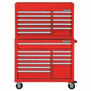 WESTWARD 7CX91 Chest/cabinet 42 x 18-1/2 x 60-1/2 Inch Red | AF3HZH