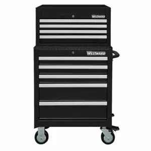 WESTWARD 7CX98 Chest/cabinet 26 x 18 x 47-1/2 Inch Black | AF3HZK