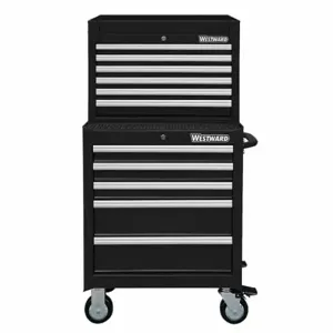 WESTWARD 7CY04 Chest/cabinet 26 x 18 x 51-3/4 Inch Black | AF3HZM