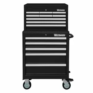 WESTWARD 7CY07 Chest/cabinet 26 x 18 x 49-5/8 Inch Black | AF3HZP