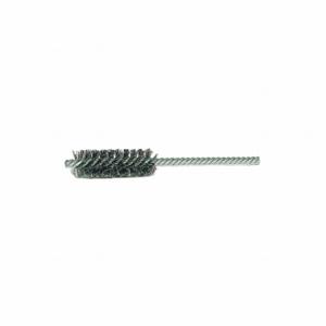 WESTWARD 88389 Double Spiral Tube Brush, 1 Inch Brush Dia, 2 1/2 Inch Brush Lg, Steel, 10 PK | CV2ALZ 45PE76