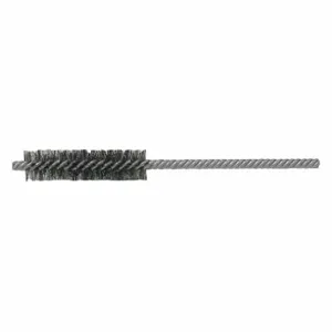 WESTWARD 88391 Double Spiral Tube Brush, Double Shank, 0.5 Inch Brush Dia, 2 Inch Brush Lg, Steel, 10 PK | CV2AMA 45PE78