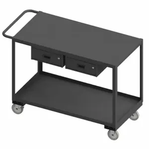 WESTWARD RSC-2448-2-2DR-95W General Purpose Steel Mobile Workstation, 1200 lb Load Capacity, 48 Inch x 24 Inch | CU9YAX 52CK92