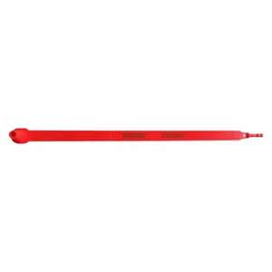 WFS USA PLTRK2-RED Strap Seals, 9 Inch Strap Length, 3/8 Inch Strap Width, Red, 50 lb Breaking Strength | CV2AWG 804GG7