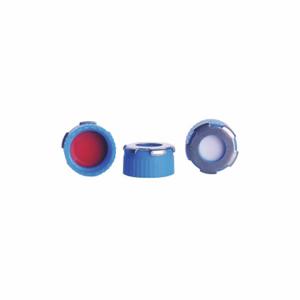 WHEATON 09-4100 BLUEMAG-Kappe, 9-425 mm Laborartikel-Schraubverschlussgröße, Polypropylen, PTFE/Silikon, flach | CV2AWT 56HT08