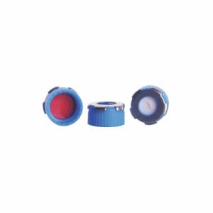 WHEATON 09-4101 BLUEMAG Cap, 9-425 mm Labware Screw Closure Size, Polypropylene, PTFE/Silicone, Flat | CV2AWU 56HT09