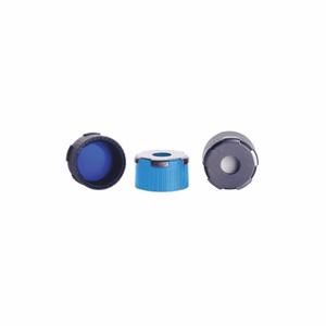 WHEATON 18-4102 BLUEMAG Cap, 18-425 mm Labware Screw Closure Size, Polypropylene, PTFE/Rubber, Flat | CV2AWR 56HT03