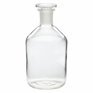 WHEATON 215239 Reagent Bottle, Type I Borosilicate Glass, Unlined, Narrow, Round, 10Pk | CJ3CUH 49WD24