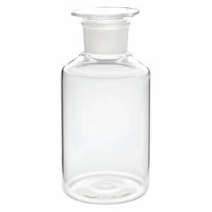 WHEATON 216019 Reagent Bottle, Type I Borosilicate Glass, Unlined, Wide, Round, 10Pk | CJ3CUY 49WD30