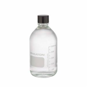 WHEATON 219759 Medienflasche, Typ I Borosilikatglas, Gummi, breit, modern rund, 24 Stück | CJ2UMX 49WD47