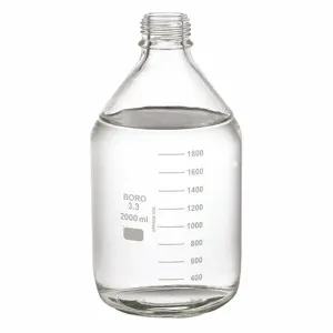 WHEATON 219921 Media Bottle, Type I Borosilicate Glass, 2L, 6Pk | CJ2UMY 49WD54