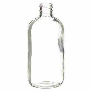 WHEATON 220724 Sicherheitsbeschichtete Flasche, 8 oz Laborbedarfskapazität, Typ III Natronkalkglas, 48 ​​Stück | CJ3FNR 49WD56