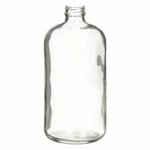 WHEATON 220726 Safety Coated Bottle, 32 oz Labware Capacity, Type III Soda Lime Glass, 12Pk | CJ3FNQ 49WD57