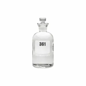 WHEATON 227497-17 BOD Bottle, Type I, Includes Closure, Unlined, Wide, Round, Clear, 24Pk | CH9RTQ 49WF69