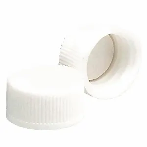 WHEATON 239225 Cap, 13 To 425mm Screw Closure Size, Polypropylene, PTFE, 144Pk | CH9UJR 49WE18