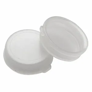 WHEATON 242612 Snap Cap, Polyethylene, Unlined, Snap On, White Clear, 200Pk | CJ3LPU 49WE87