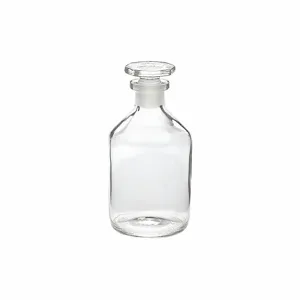 WHEATON W215235 Reagent Bottle, Type I Borosilicate Glass, Unlined, Narrow, Round, 6Pk | CJ3CUW 49WF88