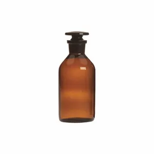 WHEATON W215255 Reagent Bottle, Type I Borosilicate Glass, Unlined, Narrow, Round, 6Pk | CJ3CUR 49WF89