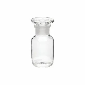 WHEATON W216015 Reagent Bottle, Type I Borosilicate Glass, Unlined, Wide, 6Pk | CJ3CUV 49WF90