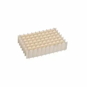 WHEATON W228786 Partition, 54 Compartments, Cardboard, Beige, 6 PK | CV2AXK 49WG16