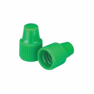 WHEATON W242506-A Dropper Tip Cap, Polypropylene, Unlined, Dropper, Green, 1000Pk | CJ2AWU 49WG72
