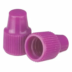 WHEATON W242507-A Dropper Tip Cap, Polypropylene, Unlined, Dropper, Purple, 1000Pk | CJ2AWX 49WG73